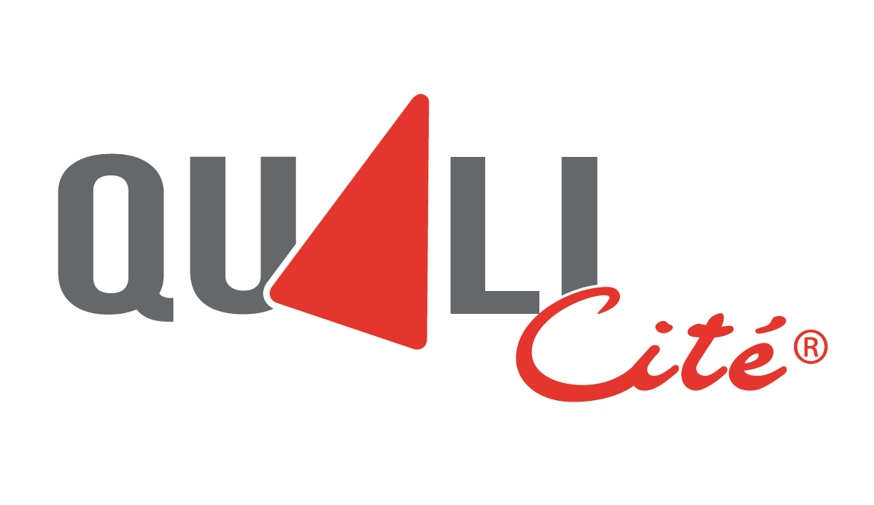 Logo de Quali-Cité, fabricante de equipamiento recreativo y mobiliario urbano.